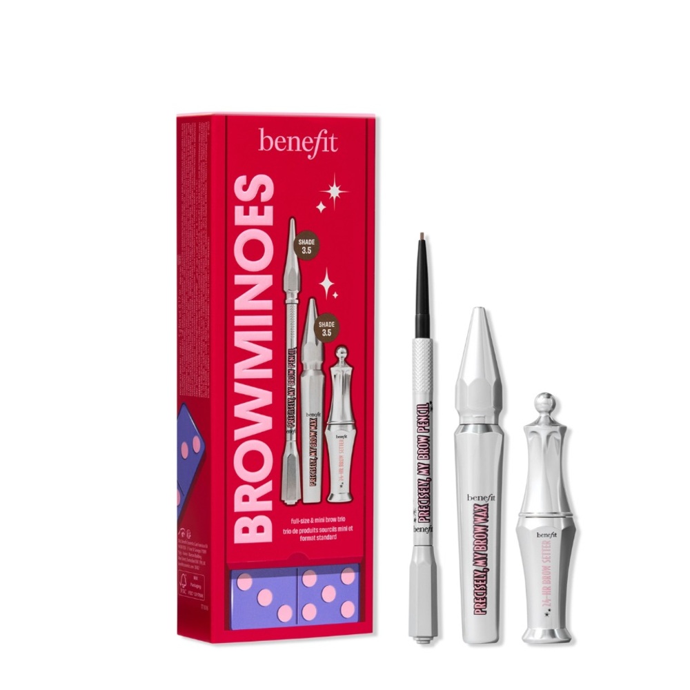 Benefit Cosmetics Browminoes Holiday Gift Trio Color Shade 3.5 medium brown